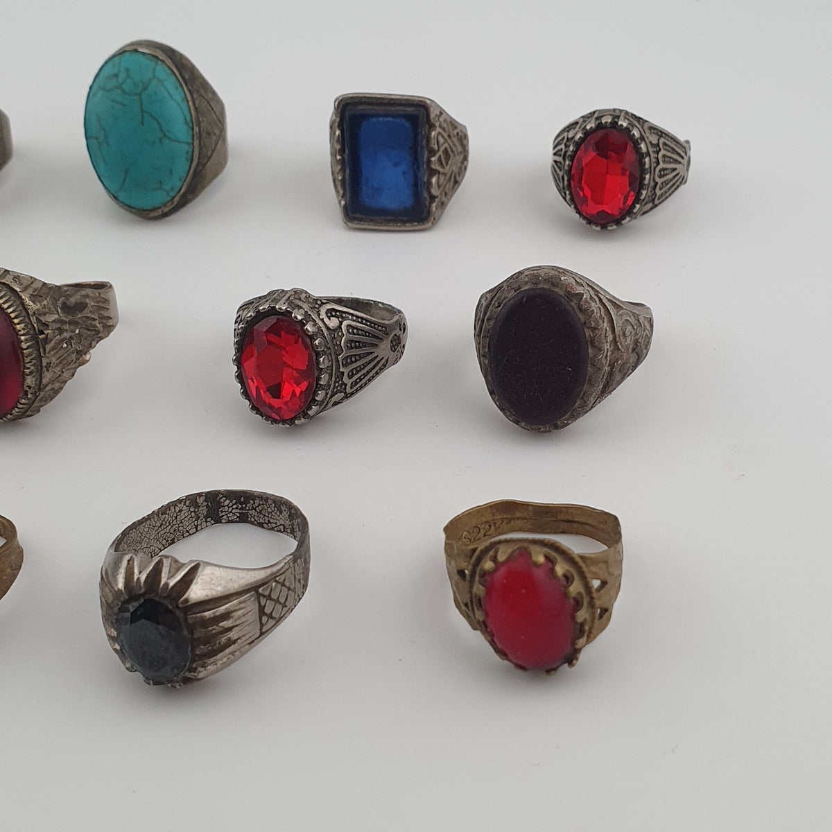 15 Old Brass Rings Traditional Mixed Design Collection