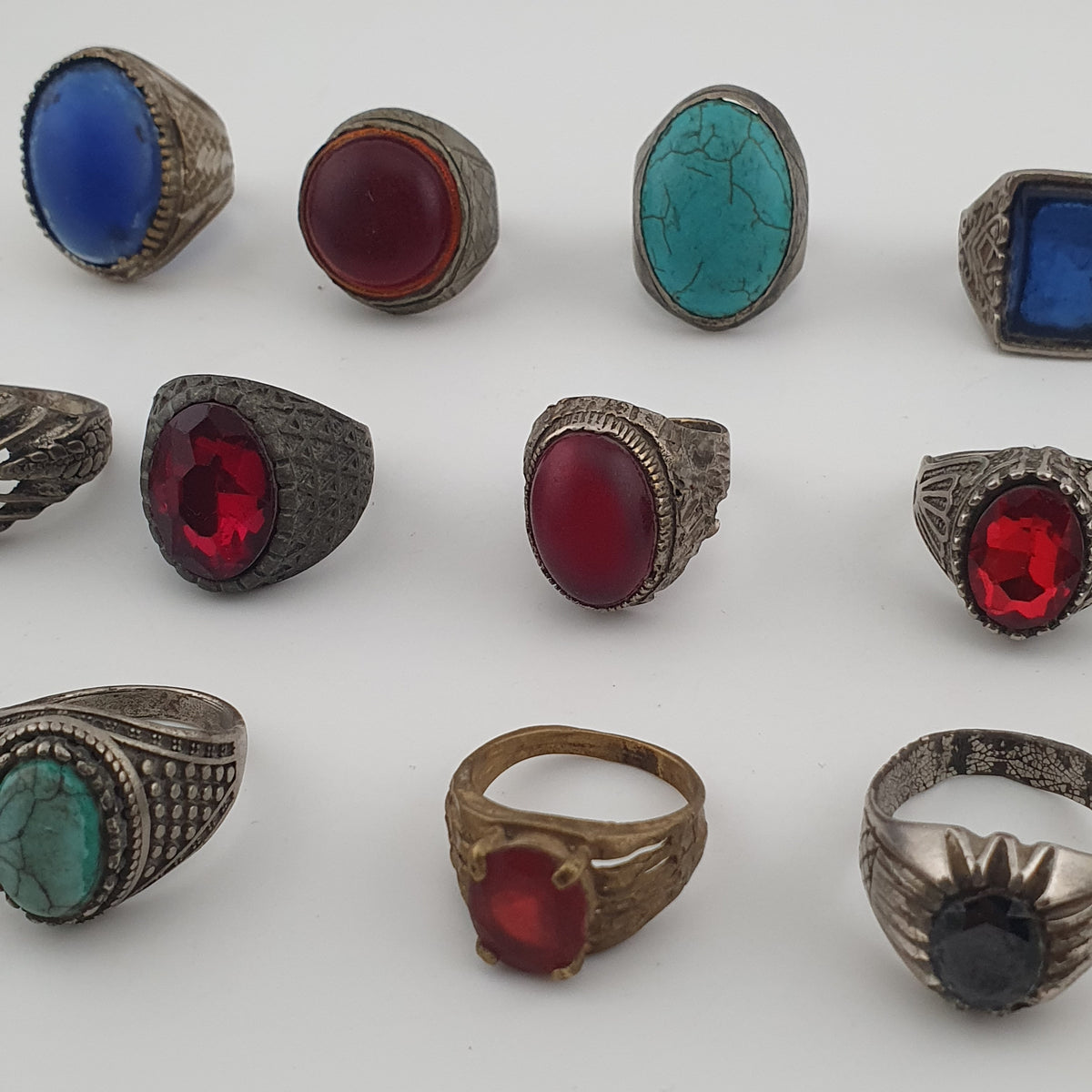 15 Old Brass Rings Traditional Mixed Design Collection