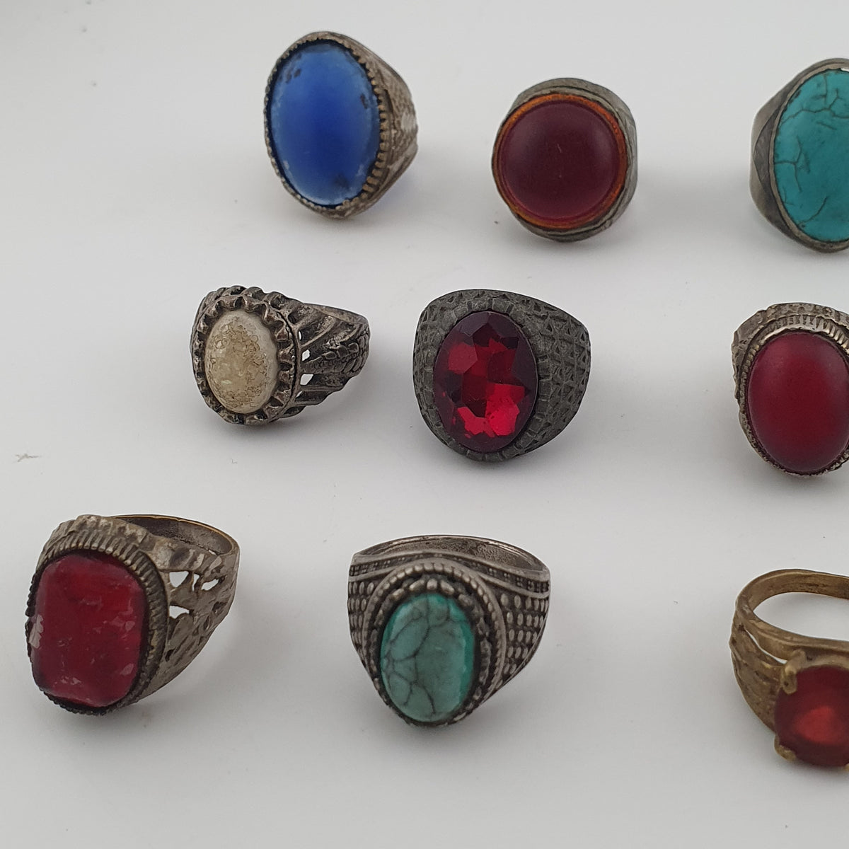 15 Old Brass Rings Traditional Mixed Design Collection