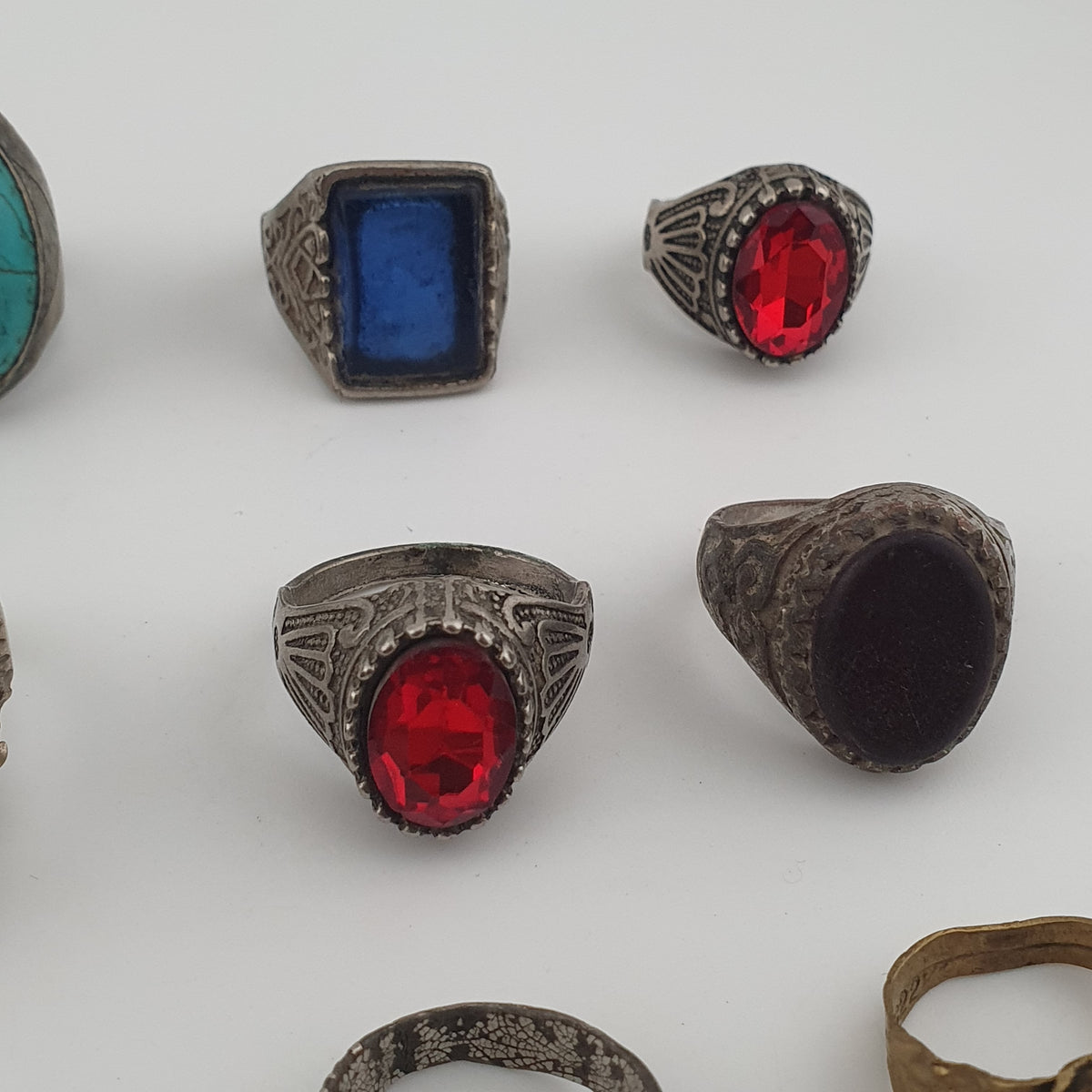 15 Old Brass Rings Traditional Mixed Design Collection
