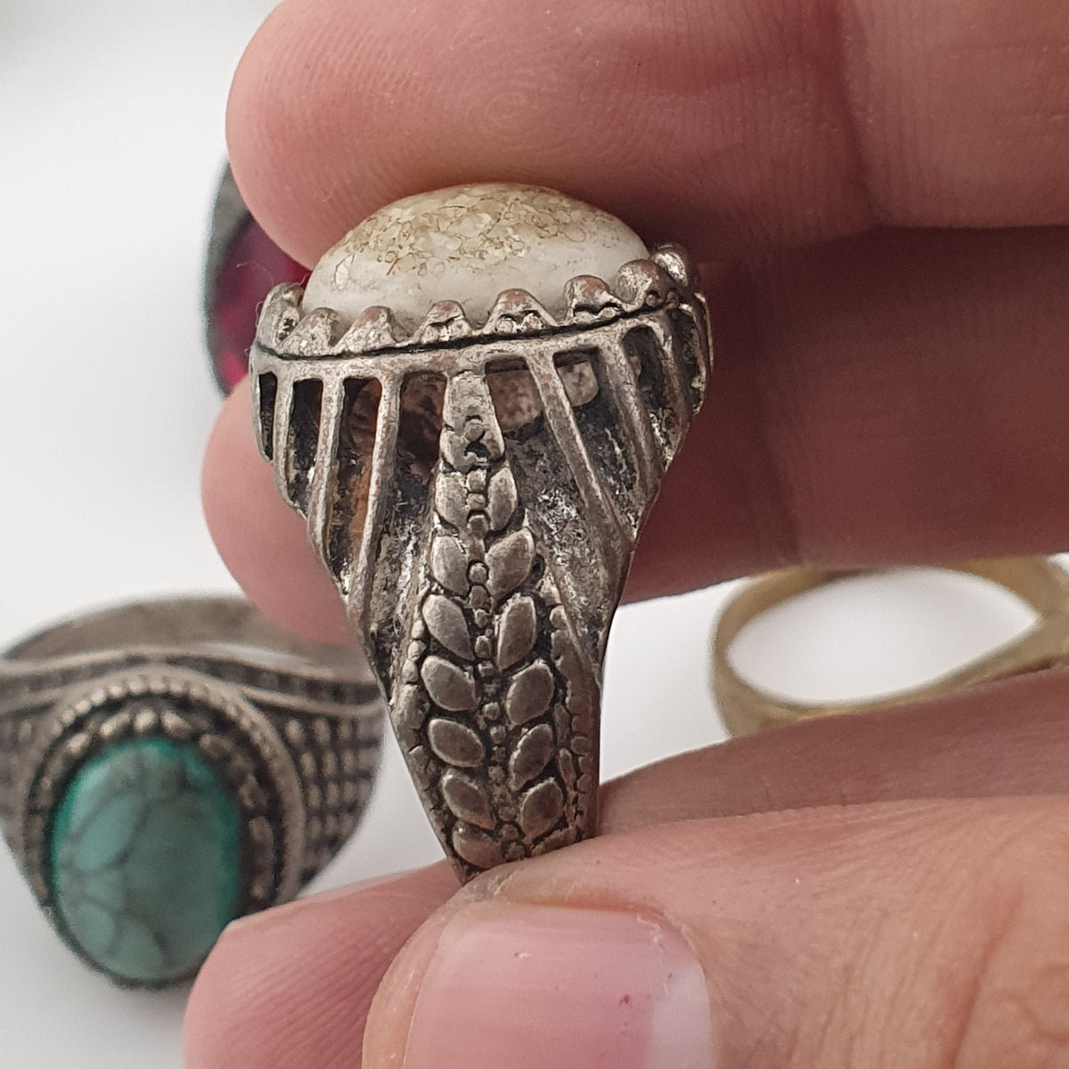 15 Old Brass Rings Traditional Mixed Design Collection