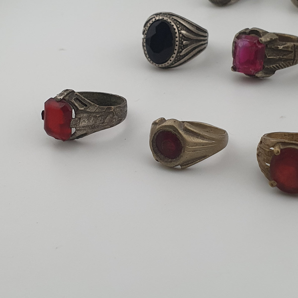 Old World Jewellery Collection 15 Mixed Brass Statement Rings