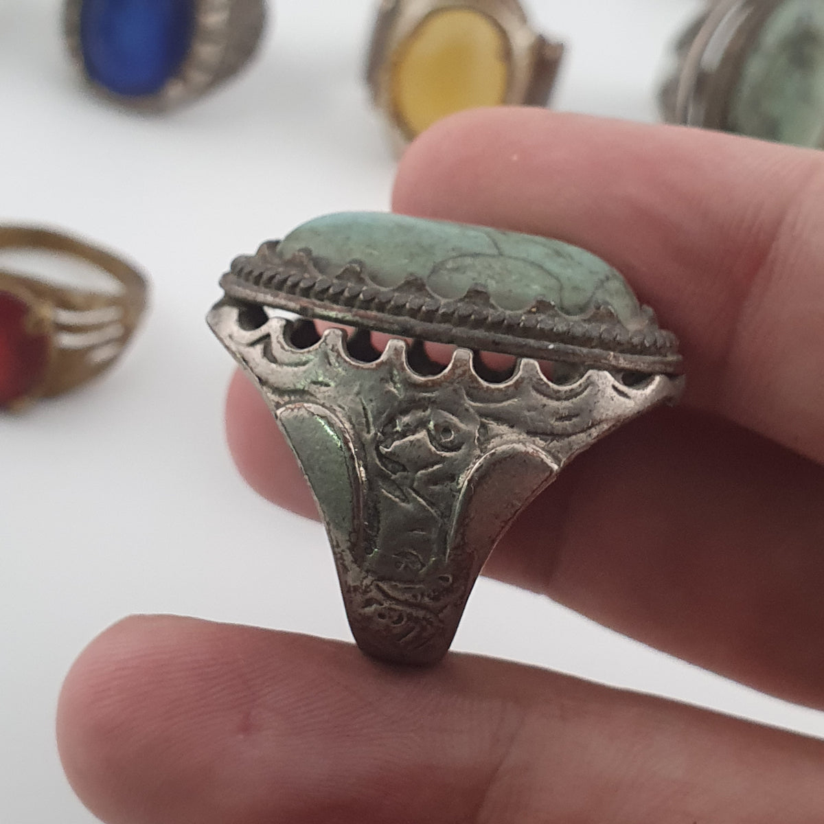 Old World Jewellery Collection 15 Mixed Brass Statement Rings