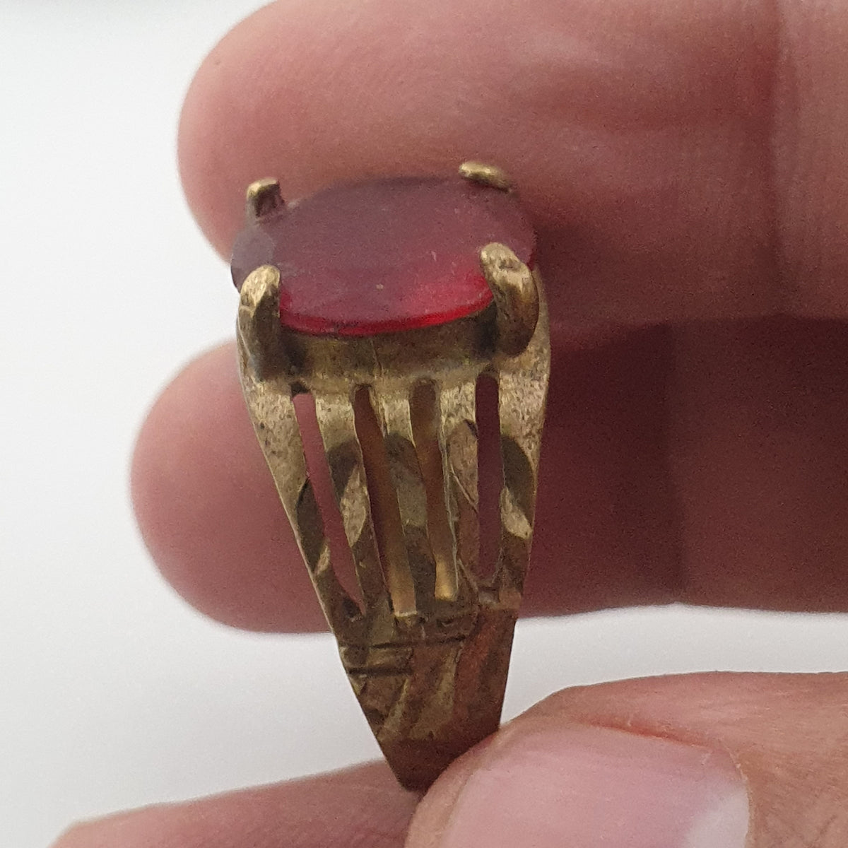 Antique Mix Rings Treasure 15 Assorted Brass Designs