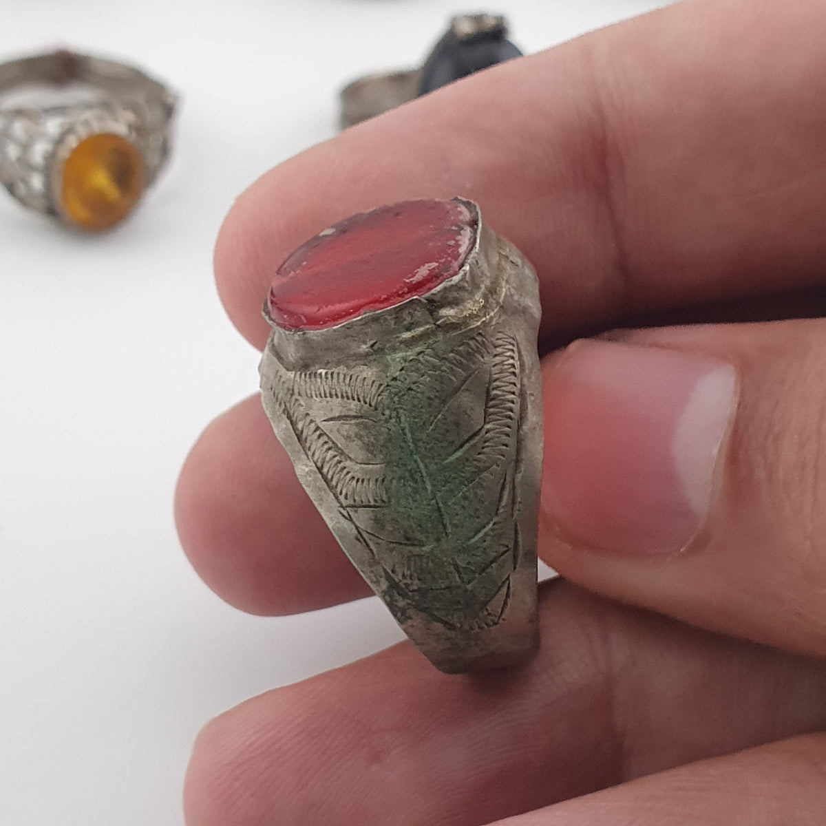Antique Heritage Ring Collection 15 Rustic Brass Jewellery Pieces