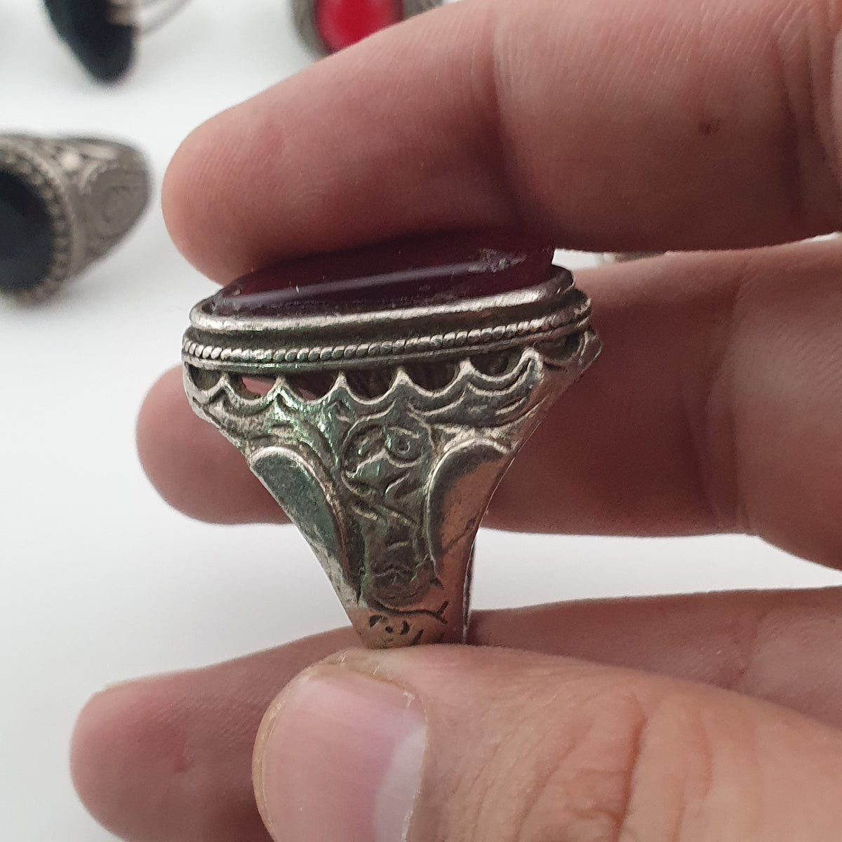 Heritage Antique Jewellery Lot 15 Mixed Brass Statement Rings