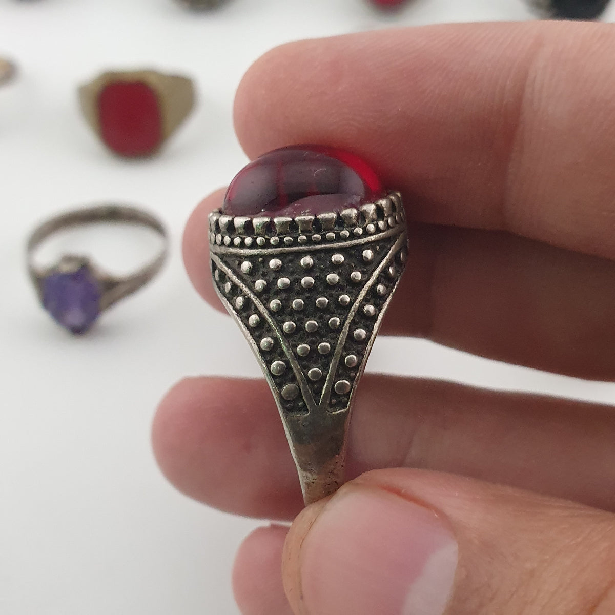 Traditional Brass Old World Treasure Rings 15  Jewellery Pieces