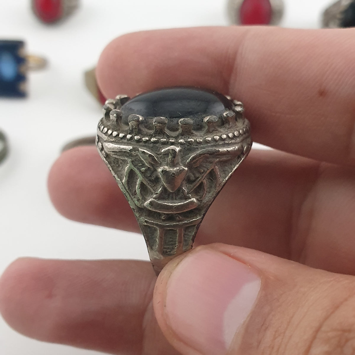 Traditional Brass Old World Treasure Rings 15  Jewellery Pieces