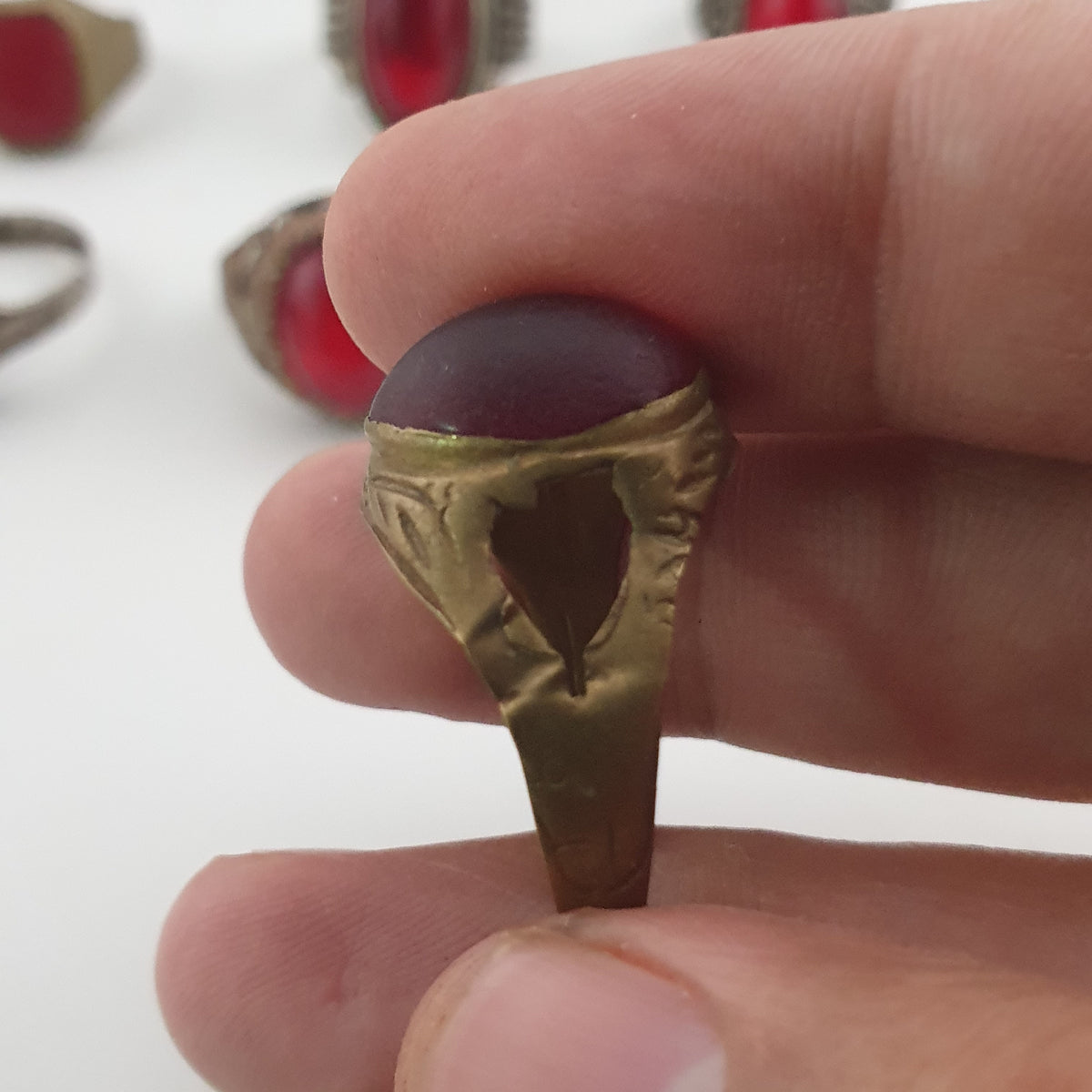 Traditional Brass Old World Treasure Rings 15  Jewellery Pieces