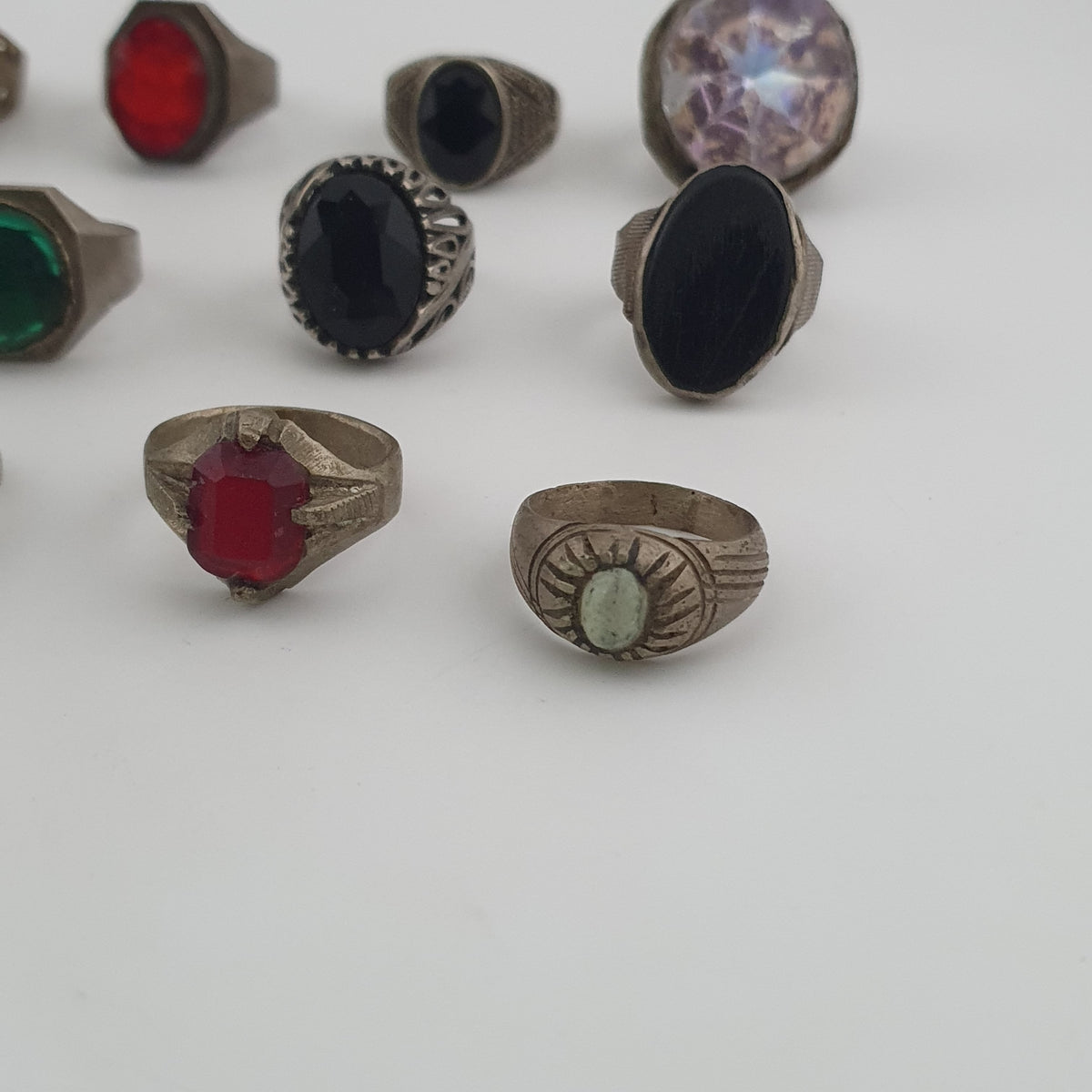 Antique Treasure Jewellery Lot 15 Traditional Brass Statement Rings