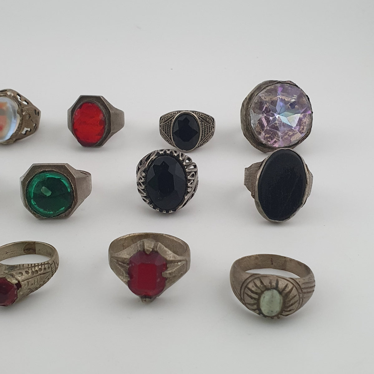 Antique Treasure Jewellery Lot 15 Traditional Brass Statement Rings