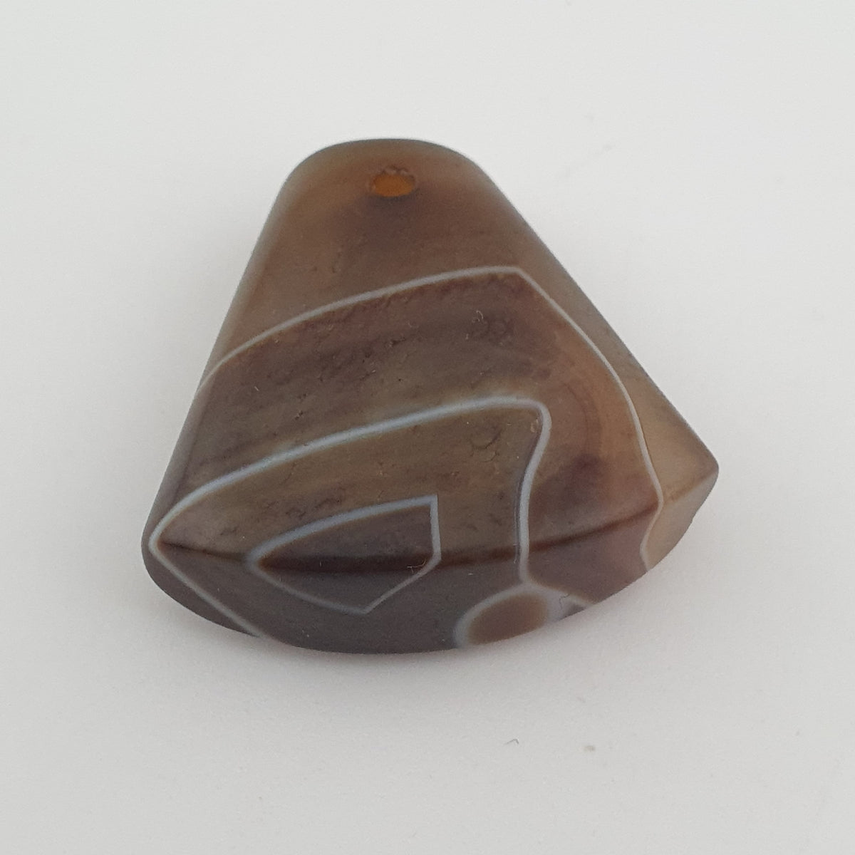 Vintage Natural Eyes Agate Bead Amulet Pendant