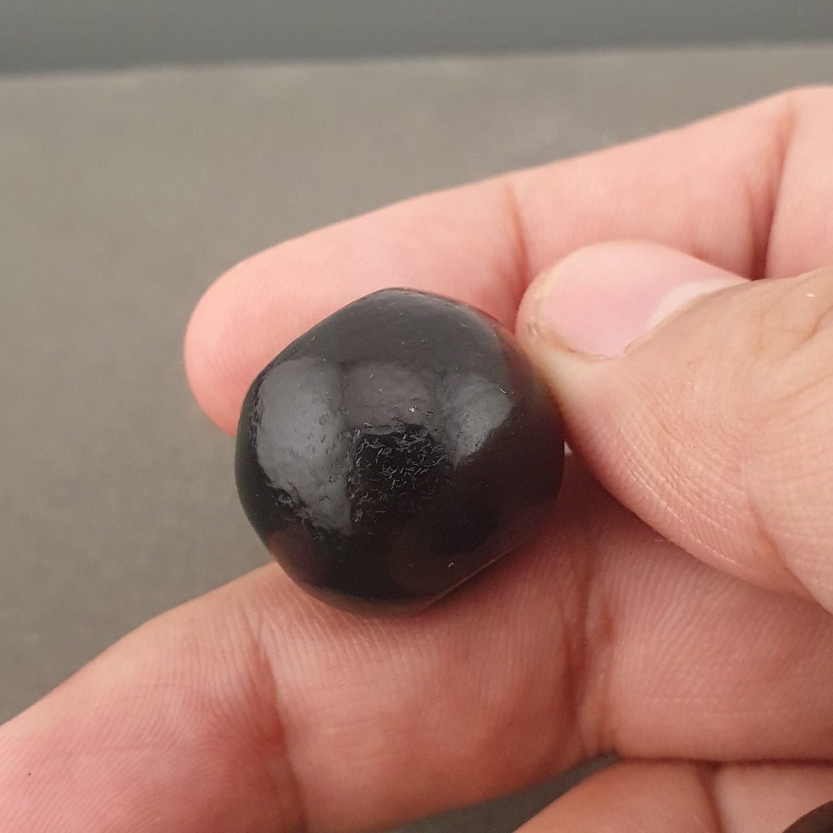 Vintage Himalayan Style Natural Agate Amulet Beads Collectible Lot of 2
