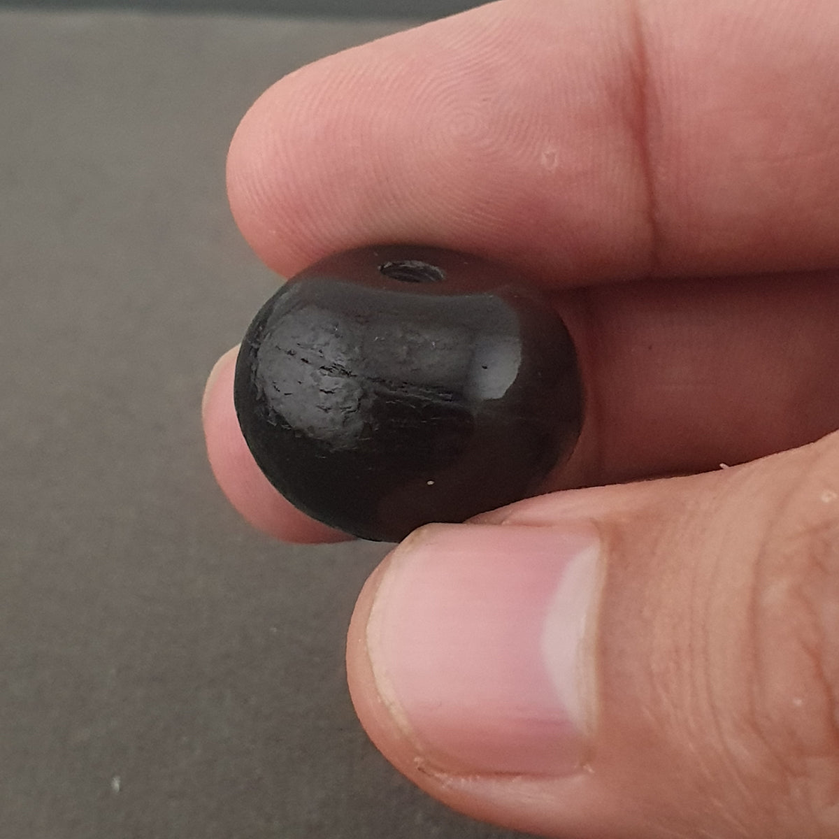 Vintage Natural Eyes Hiamalayan Suliemani Lot of 2 Tire Shape Agate Beads
