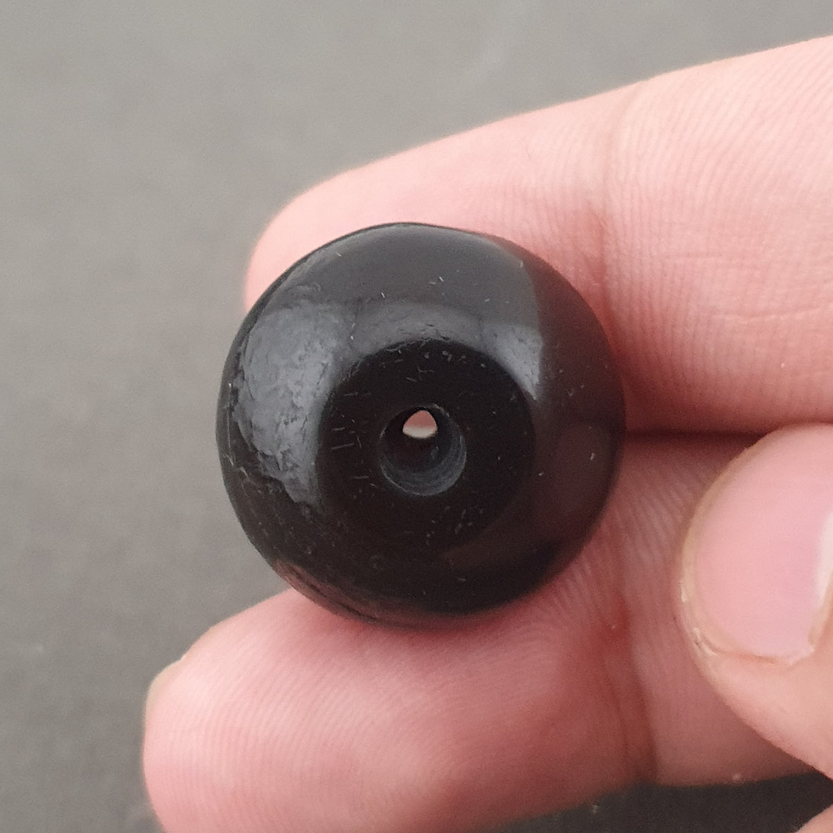 Vintage Natural Eyes Hiamalayan Suliemani Lot of 2 Tire Shape Agate Beads
