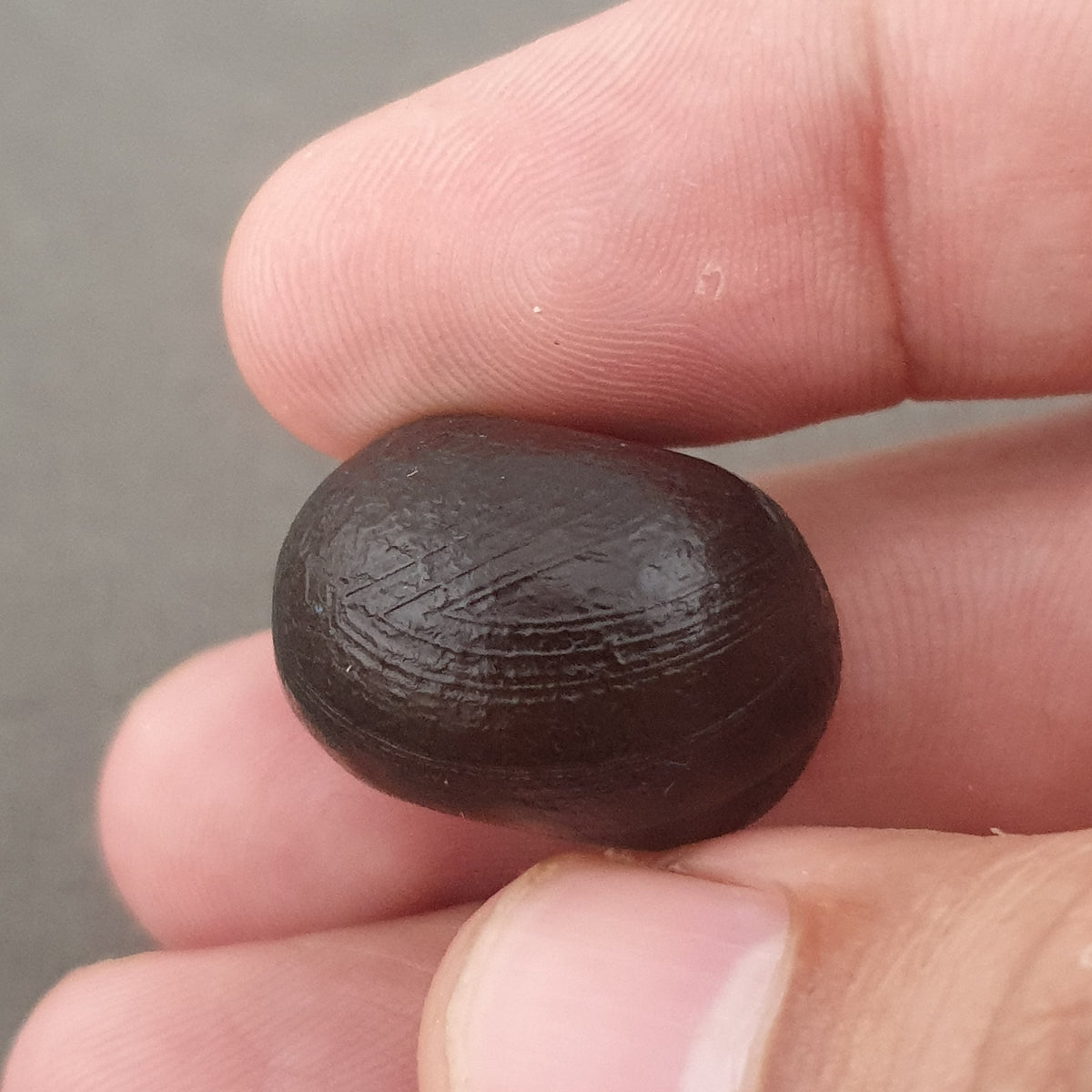 Vintage Natrual Himalayan Suliemani Agate Bead Amulet
