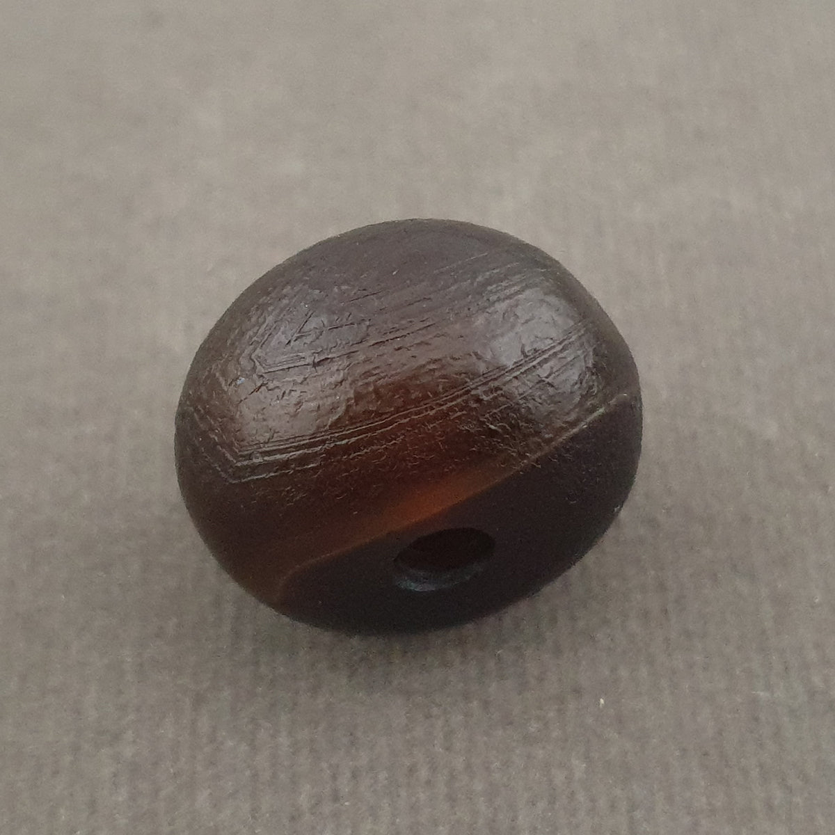 Vintage Natrual Himalayan Suliemani Agate Bead Amulet