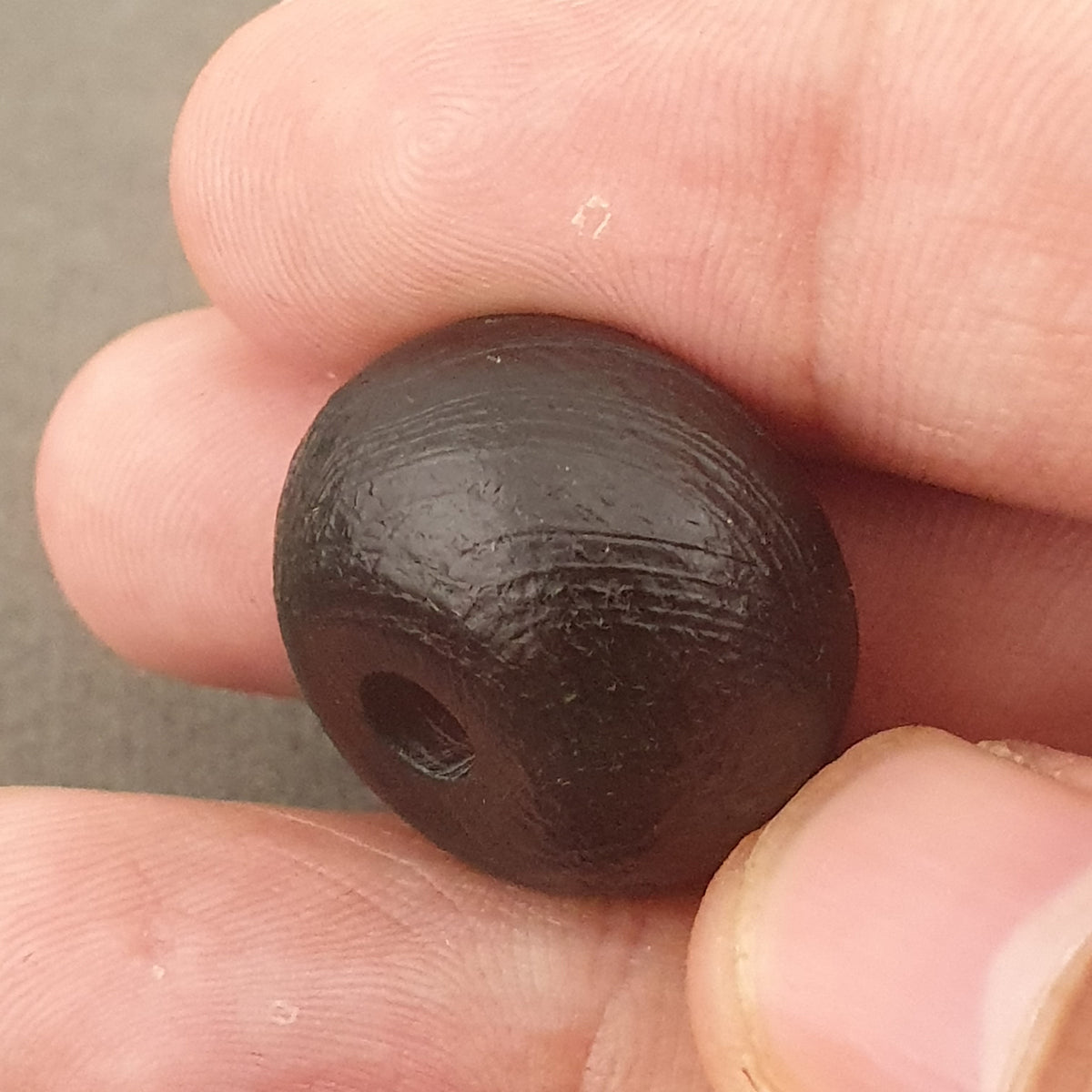 Vintage Natrual Himalayan Suliemani Agate Bead Amulet