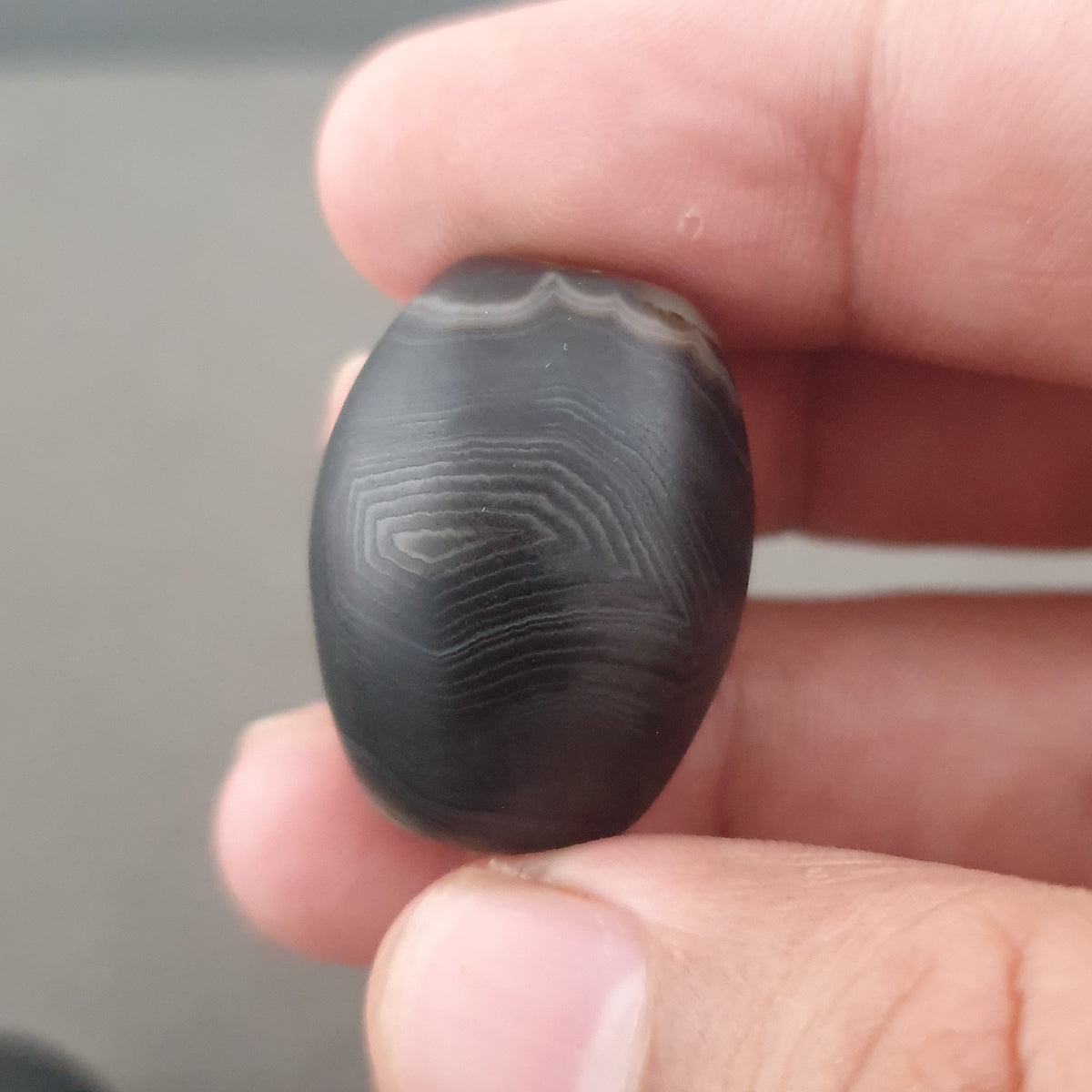 Vintage Natural Eye Suliemani Agate Beads Lot Of 2