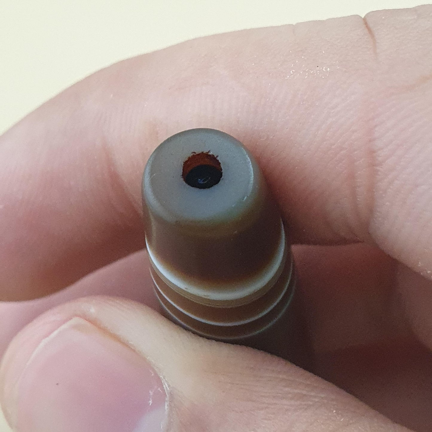 Vintage Yemeni Suliemani Natural Stripe Pattern Agate Bead