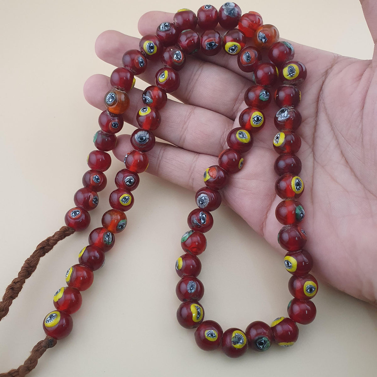 Fil de perles africaines anciennes : Fabrication de bijoux bohèmes (22 pouces)