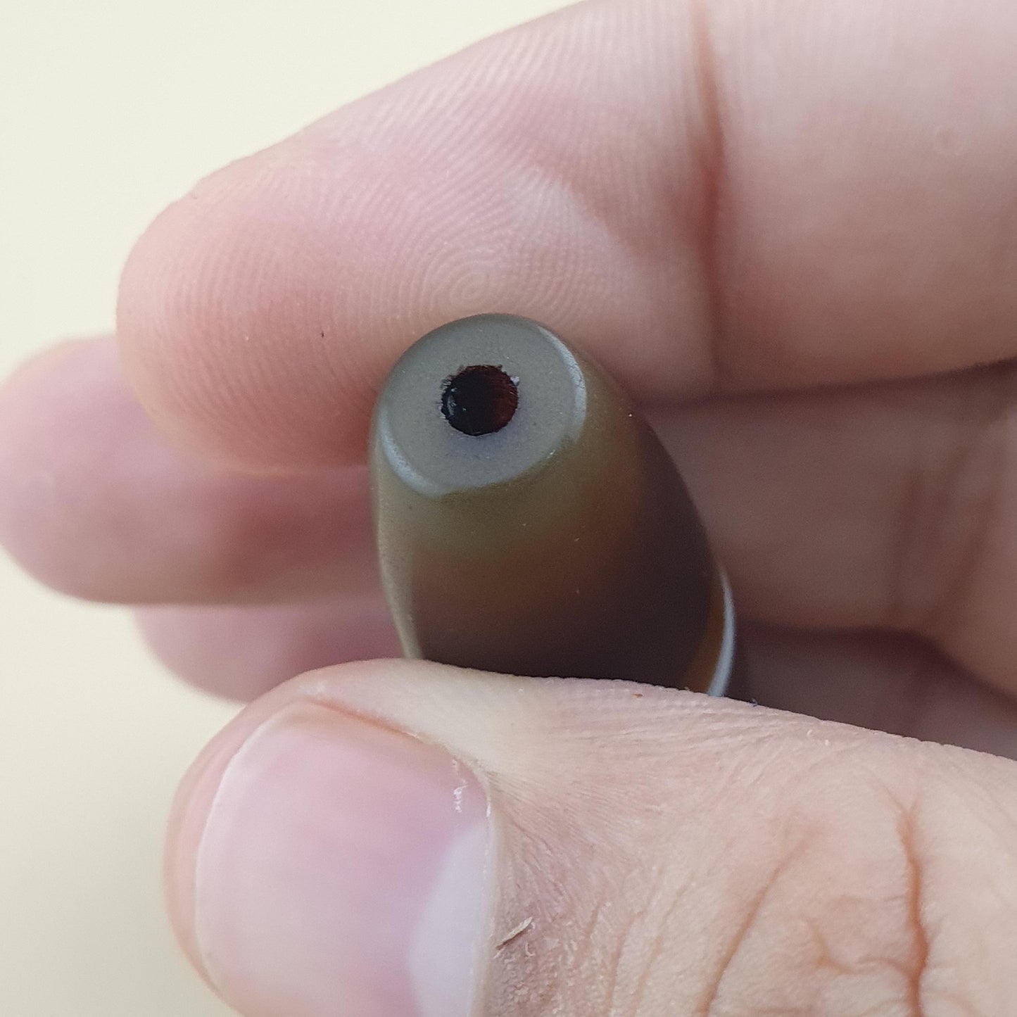 Vintage Natural Yemeni Suliemani Agate Bead Amulet