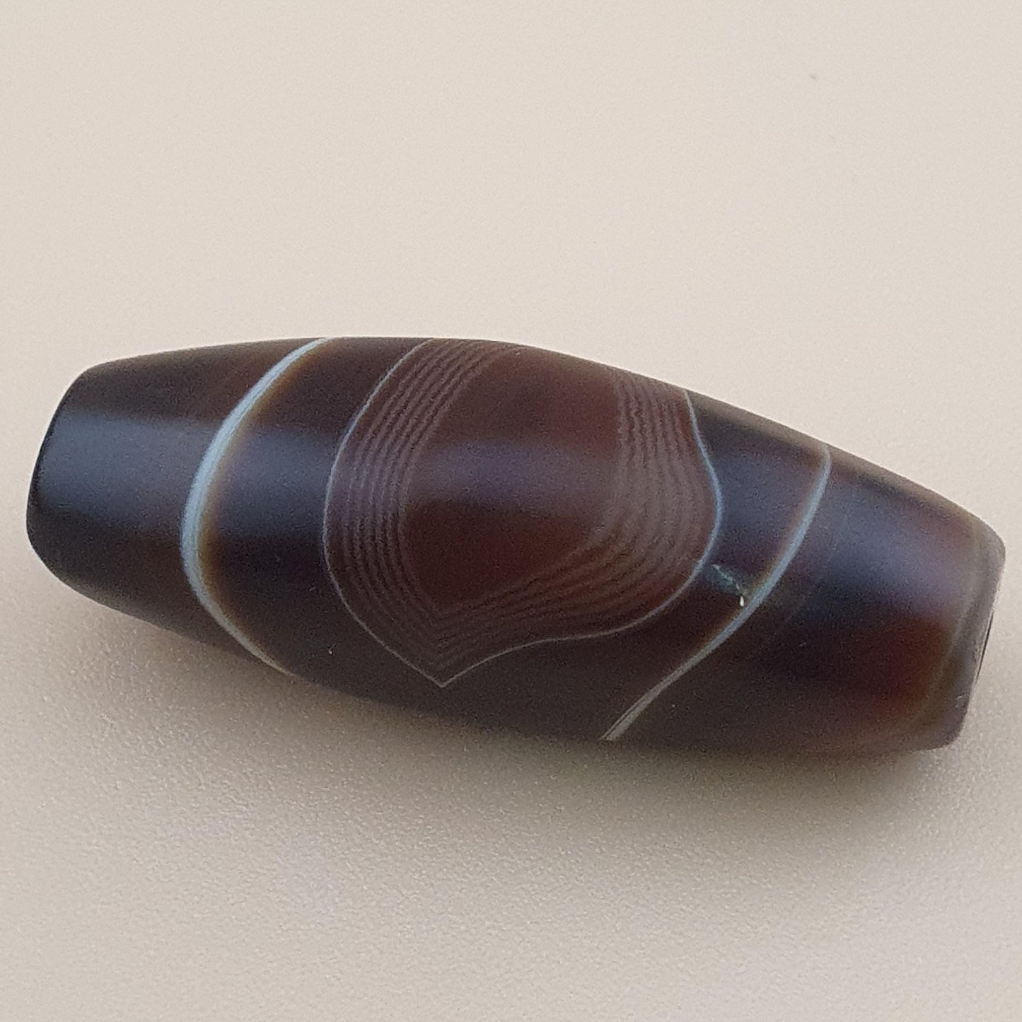Vintage Suliemani Yemeni Natural Eye Agate Bead Amulet