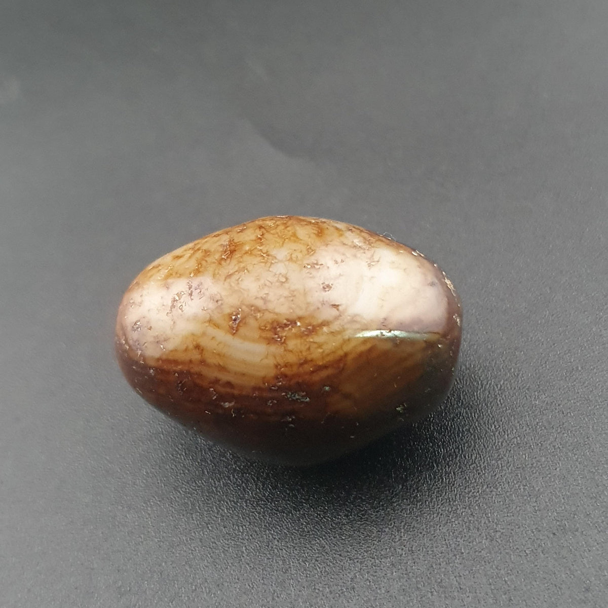 Vintage Natural Eyes Suliemani Agate Bead 27.3mm x 19.3mm