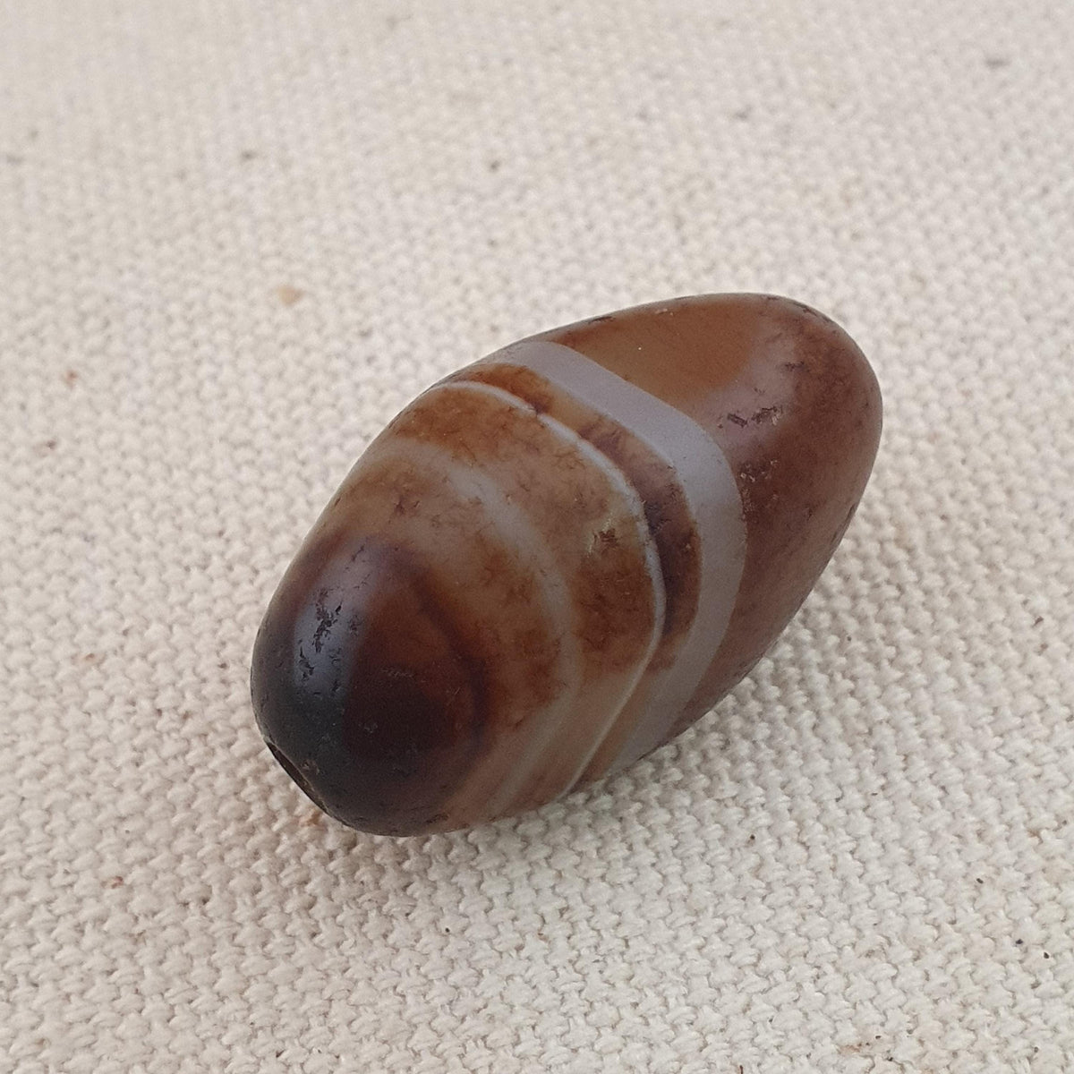 Amulette vintage en agate œil de Souleiman