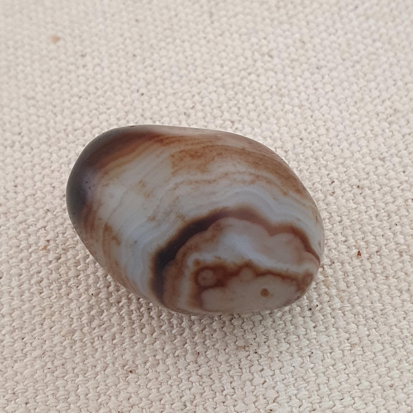 Vintage Suliemani Achat Perle: Natürlicher Augen-Amulettstein