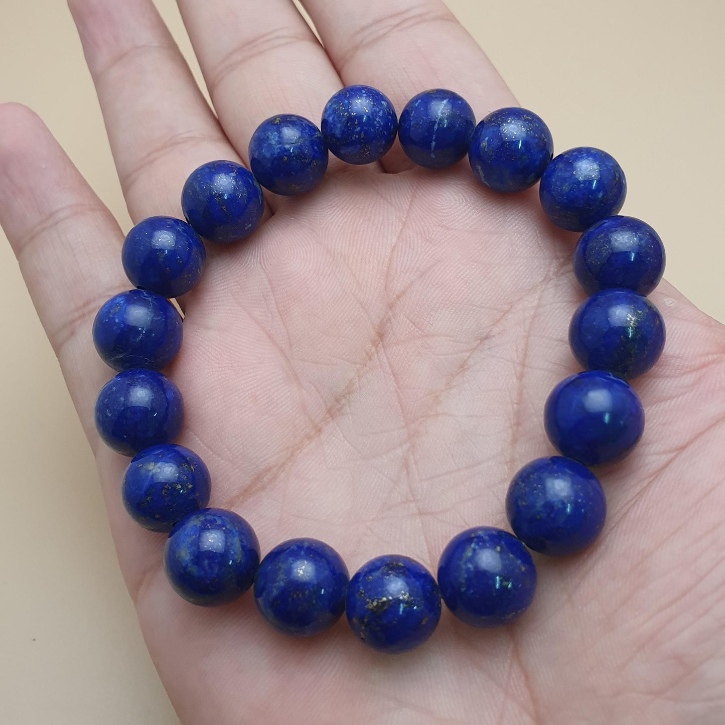 Lapislazuli Edelstein Perlen Armband