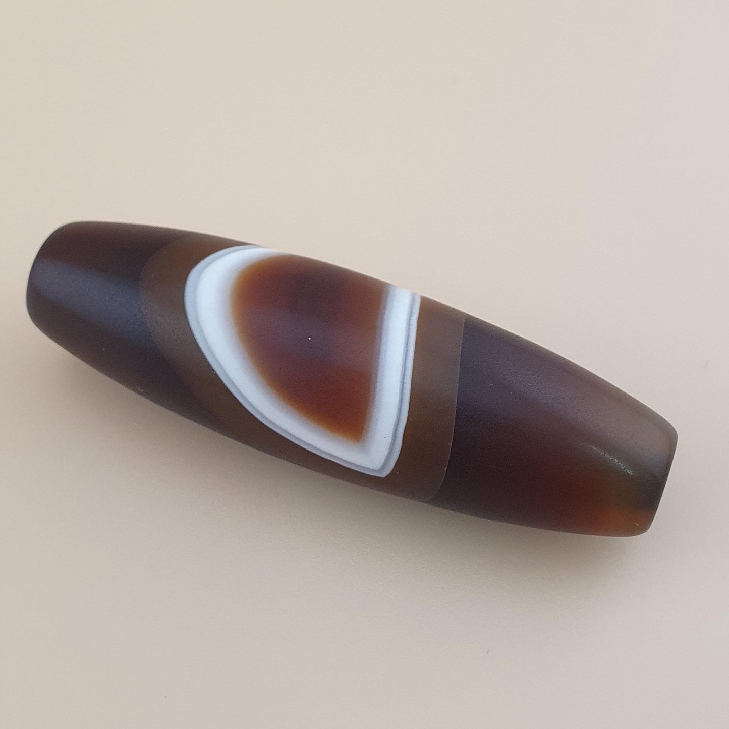 Vintage Natural Yemeni Suliemani Agate Bead Amulet