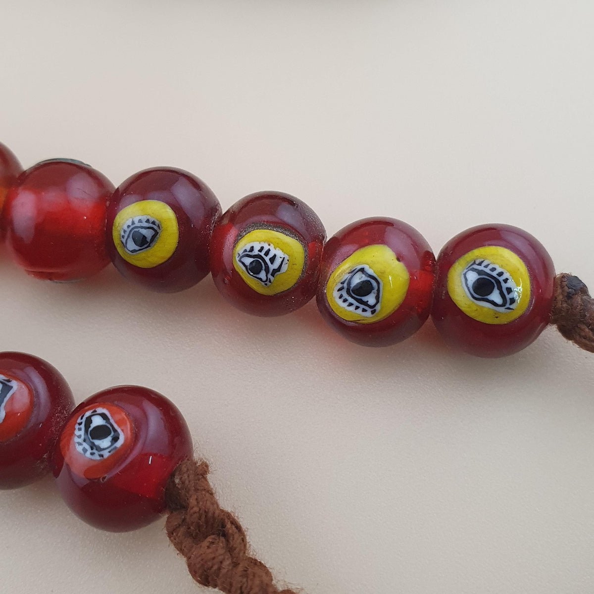 Fil de perles africaines anciennes : Fabrication de bijoux bohèmes (22 pouces)