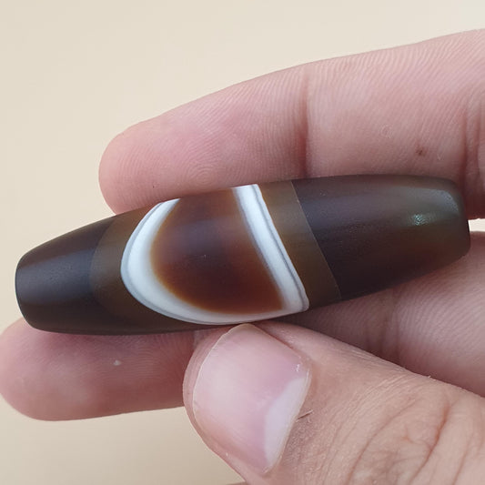 Vintage Natural Yemeni Suliemani Agate Bead Amulet
