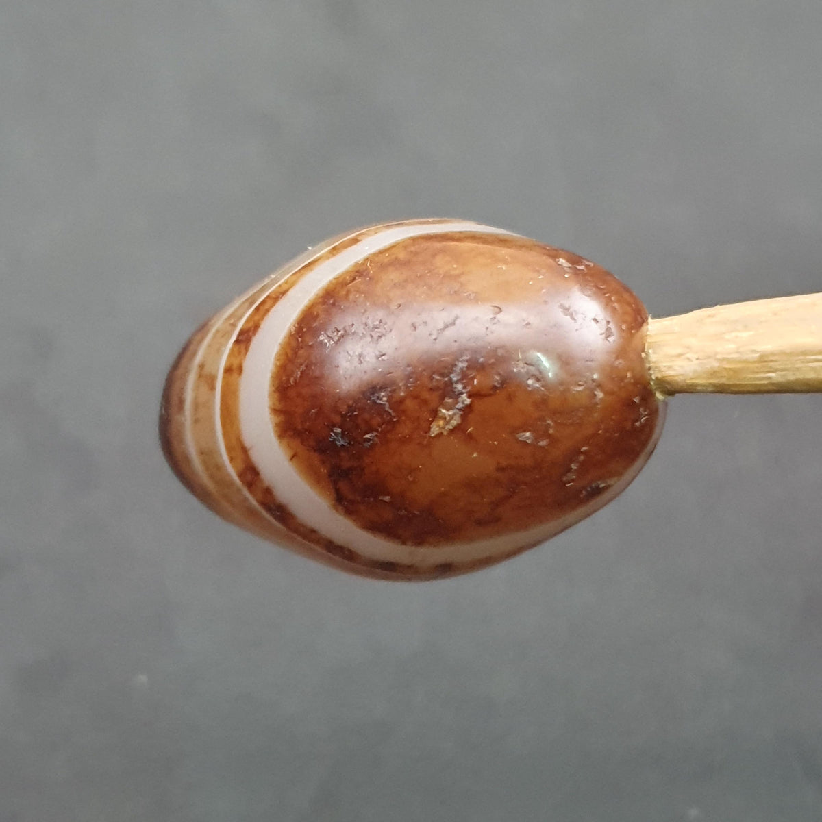 Perles d'agate œil de Souleimani vintage rares naturelles, amulette