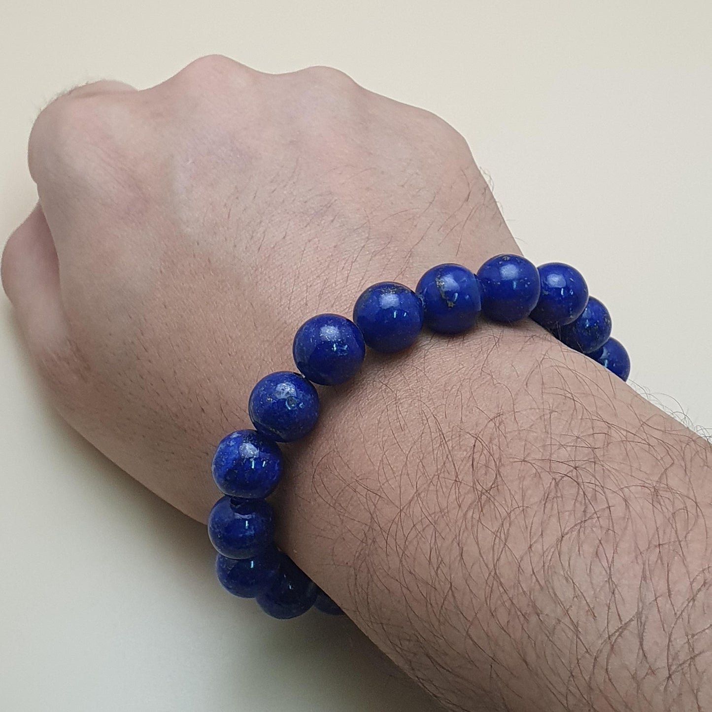 Lapislazuli Edelstein Perlen Armband