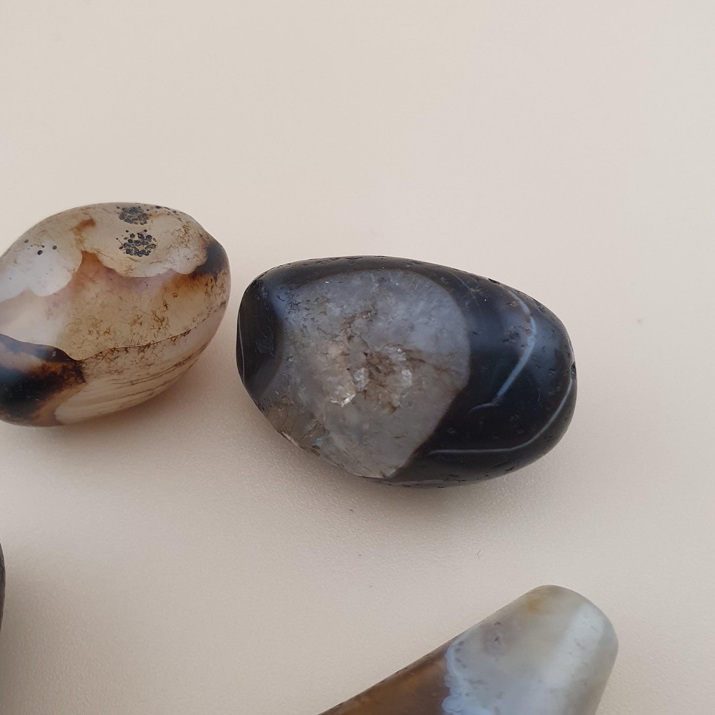 Vintage Suliemani Agate Natural Eyes Agate Bead Amulets