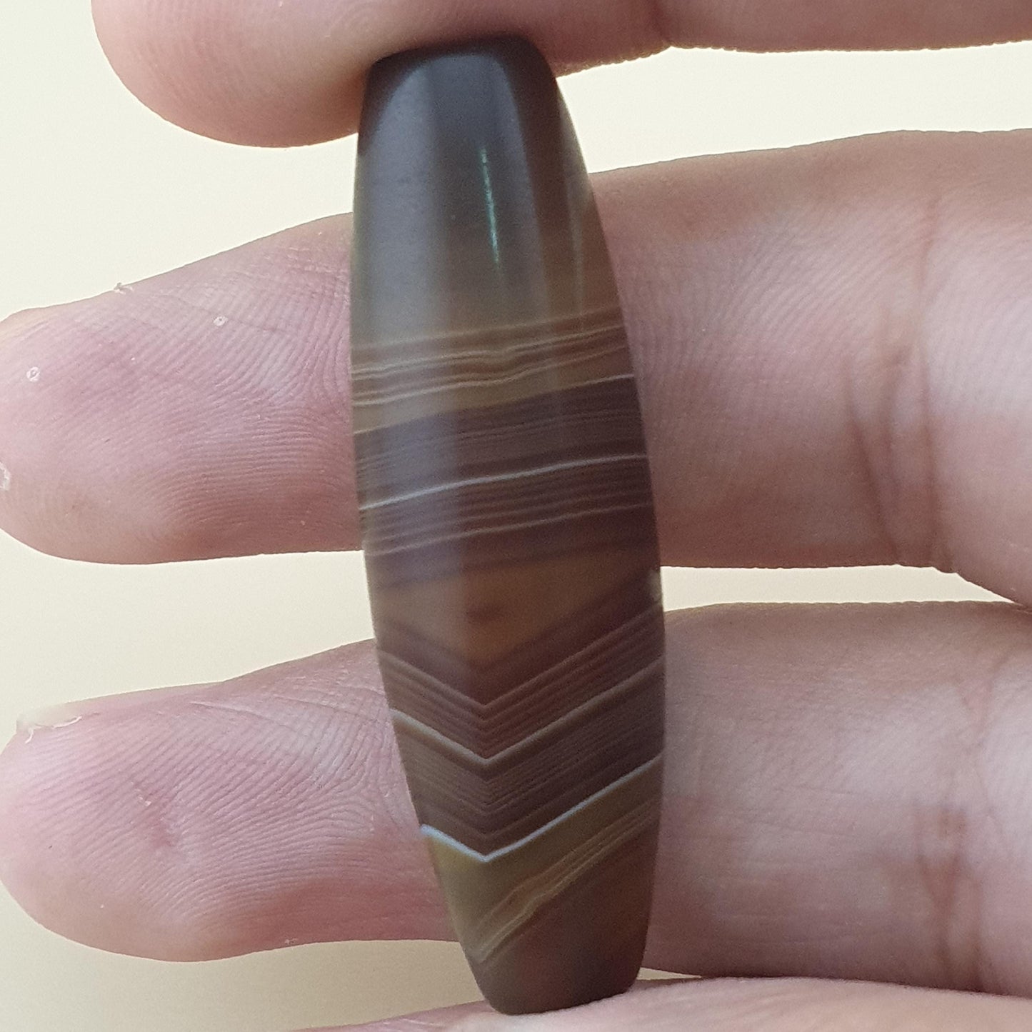 Vintage Yemeni Suliemani Natural Eyes Agate Bead Amulet