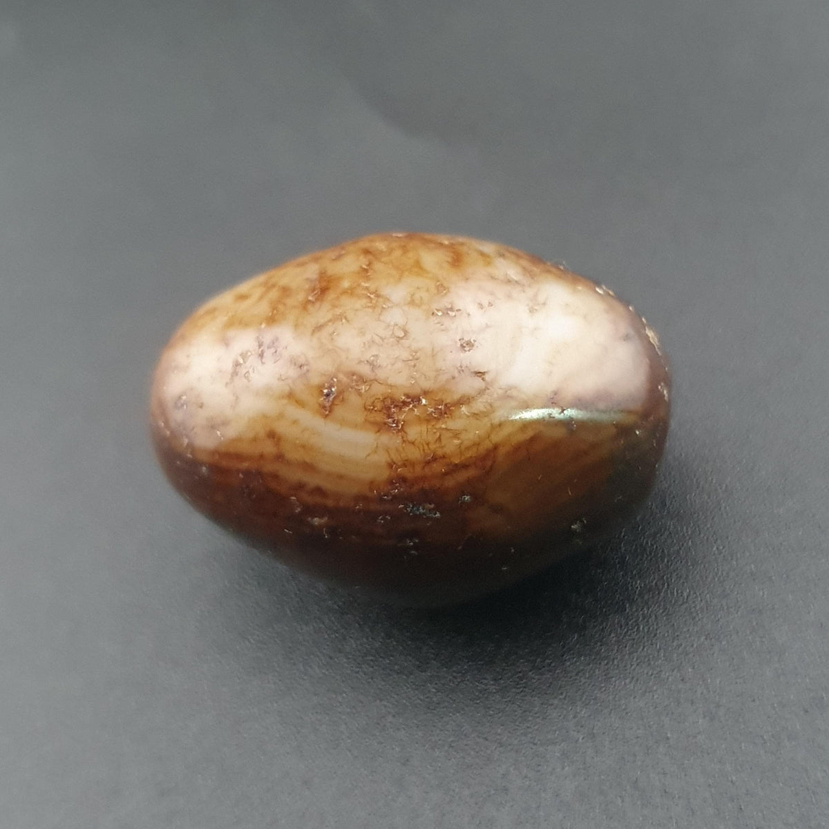 Vintage Natural Eyes Suliemani Agate Bead 27.3mm x 19.3mm
