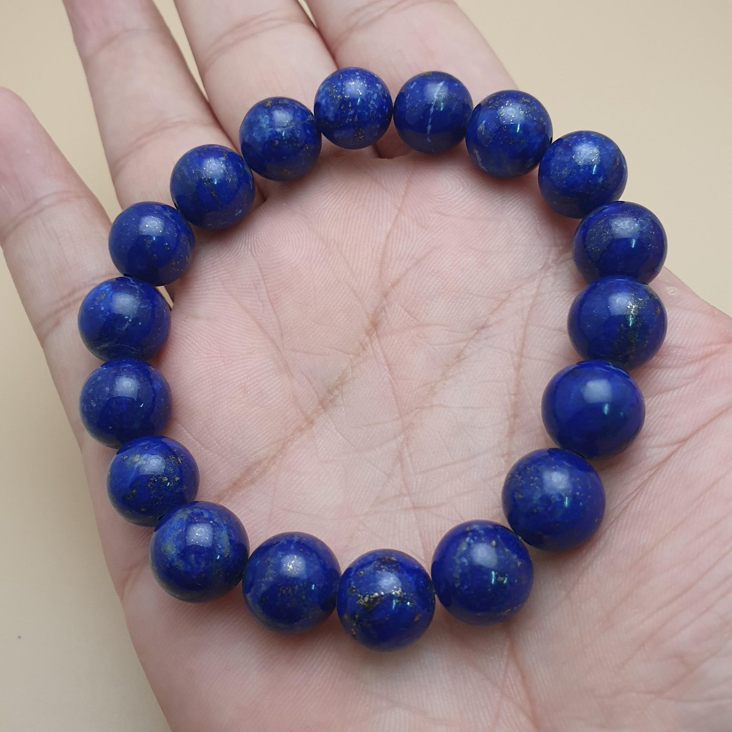 Lapislazuli Edelstein Perlen Armband