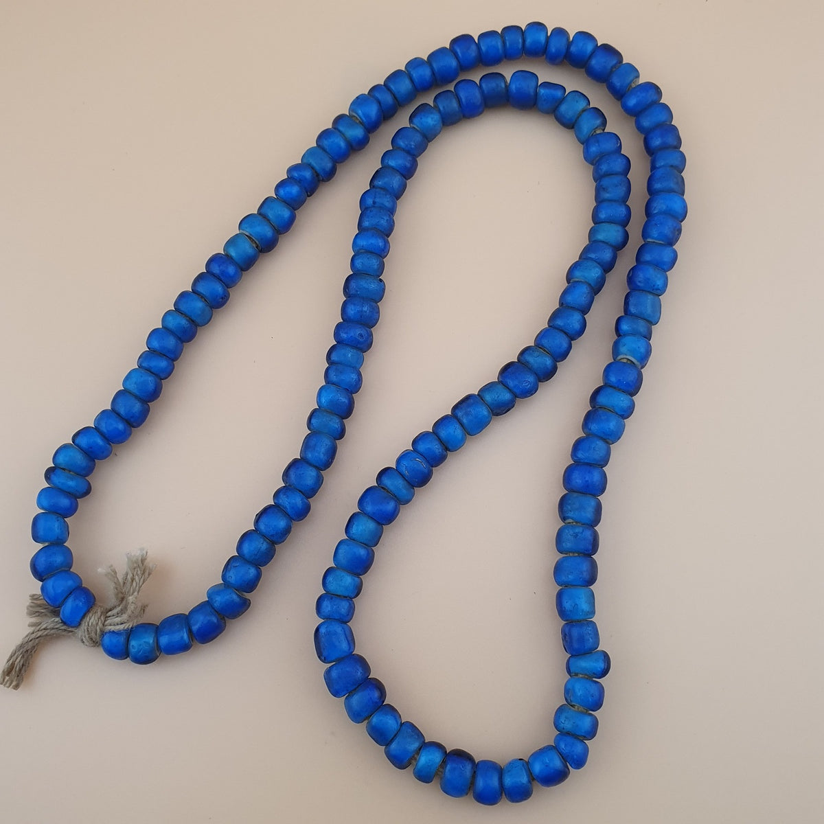 Vintage Venetian SkyBlue Whiteheart beads Strands 7 mm 24 inches Long
