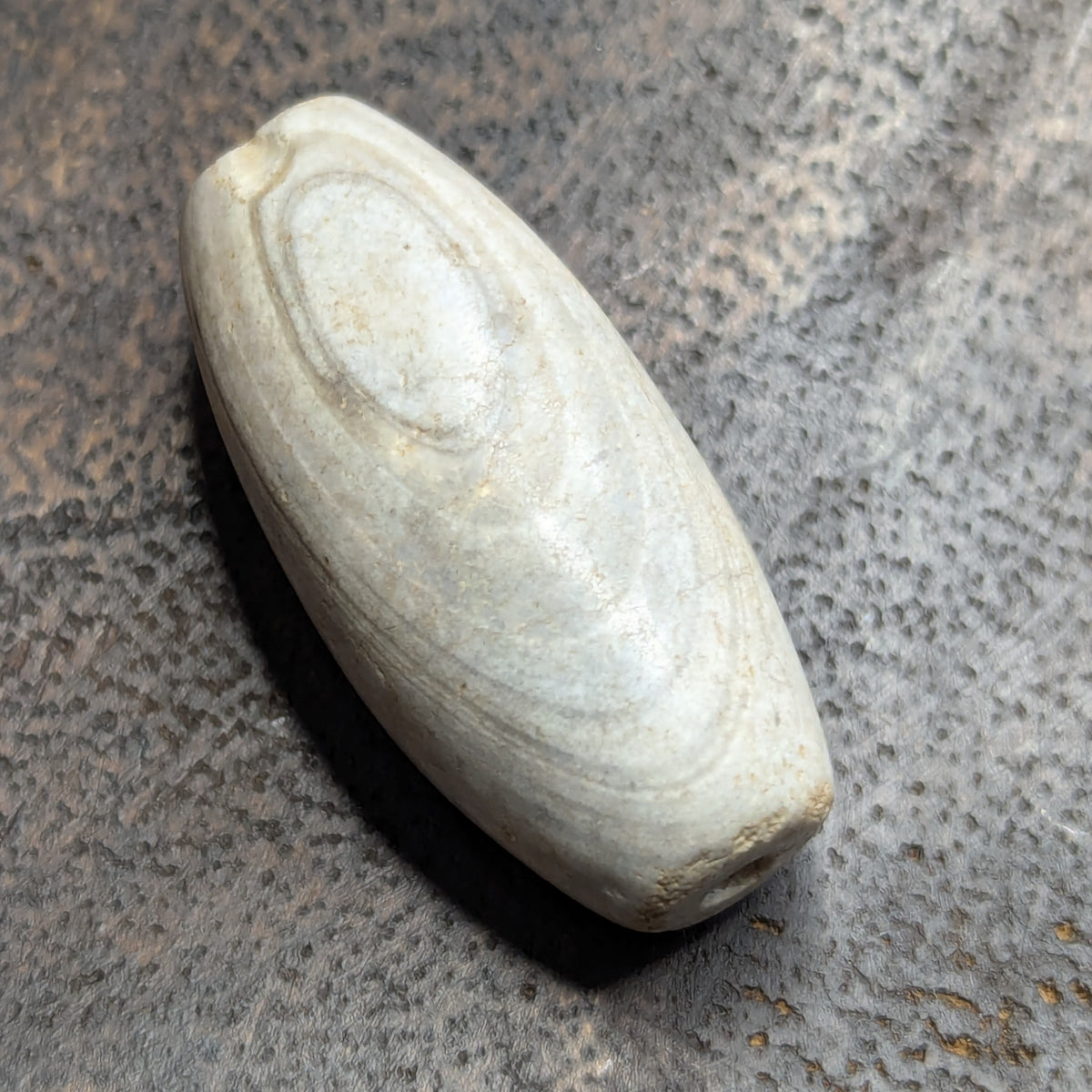 Amulette vintage en œil d'agate naturelle du Yémen