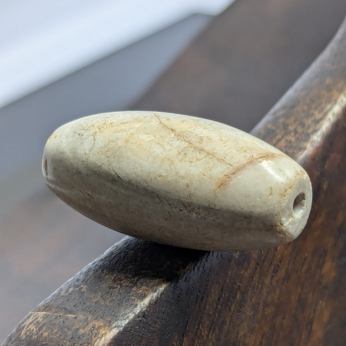 Amulette vintage en œil d'agate naturelle du Yémen