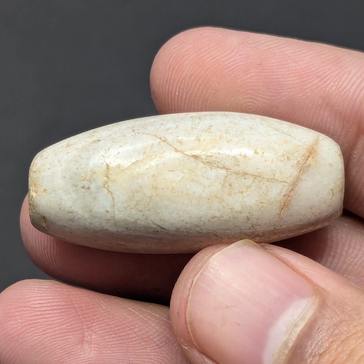 Amulette vintage en œil d'agate naturelle du Yémen