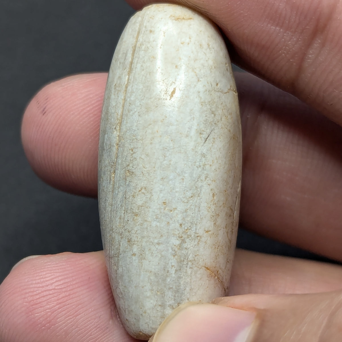 Amulette vintage en œil d'agate naturelle du Yémen