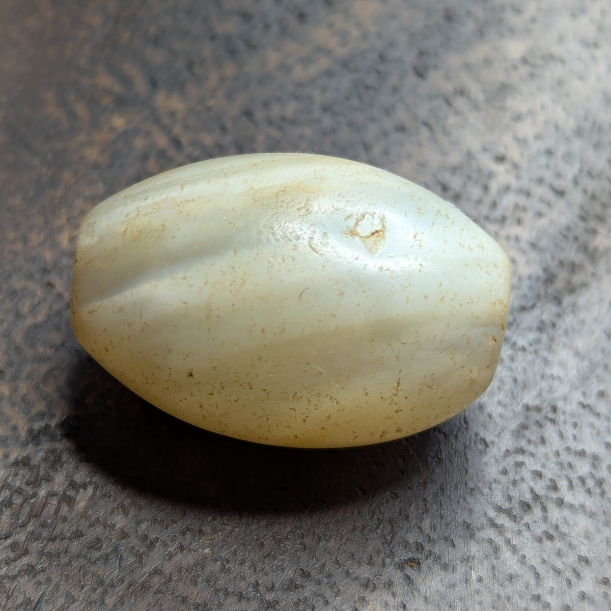 Amulette Vintage Perlée en Agate du Moyen-Orient Yéménite