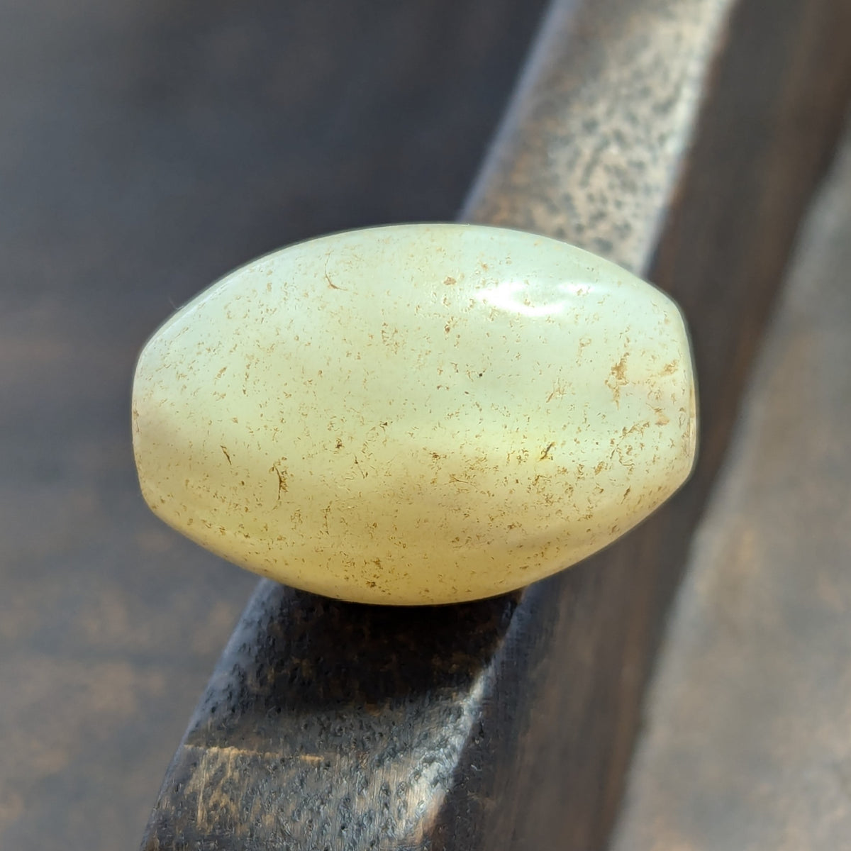 Amulette Vintage Perlée en Agate du Moyen-Orient Yéménite