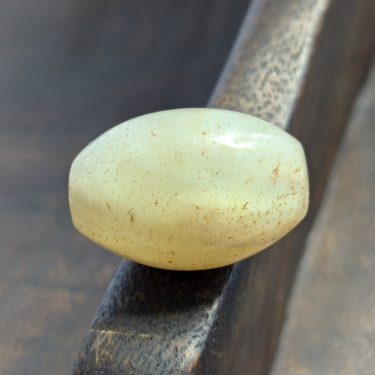 Amulette Vintage Perlée en Agate du Moyen-Orient Yéménite