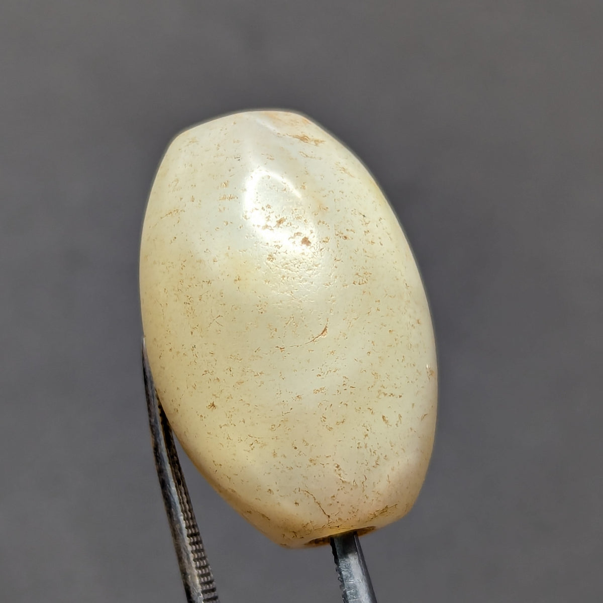 Amulette Vintage Perlée en Agate du Moyen-Orient Yéménite