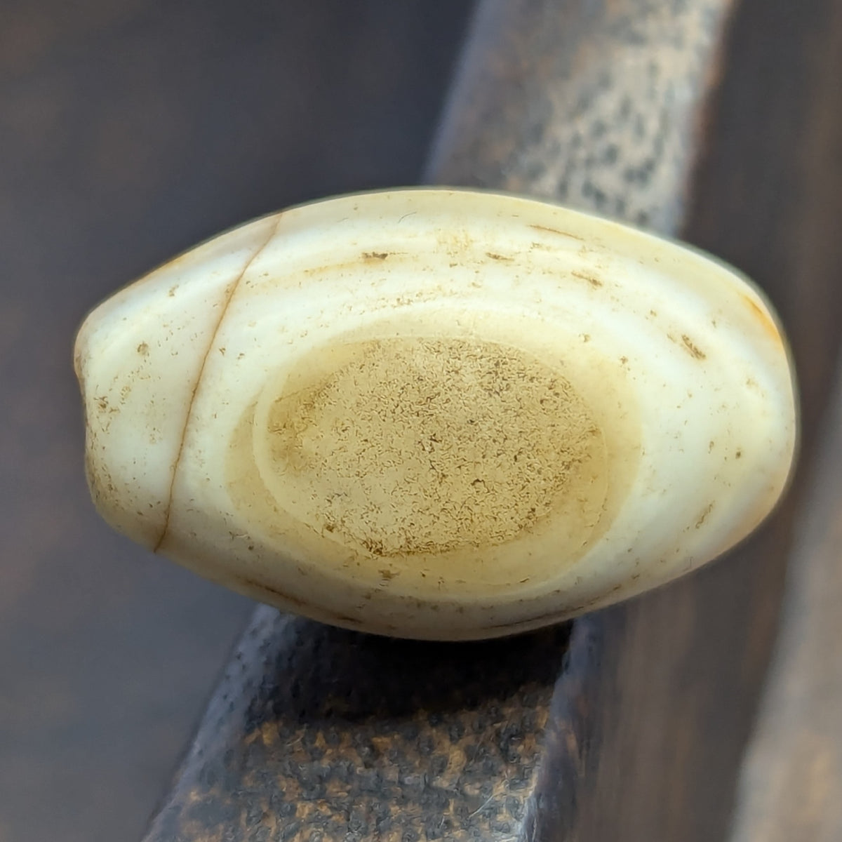 Antique Style African Natural Eye Vintage Agate Bead